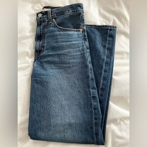 Levi’s Ribcage Wide Leg Women’s Jeans, Polar Permiter, Size 27x30